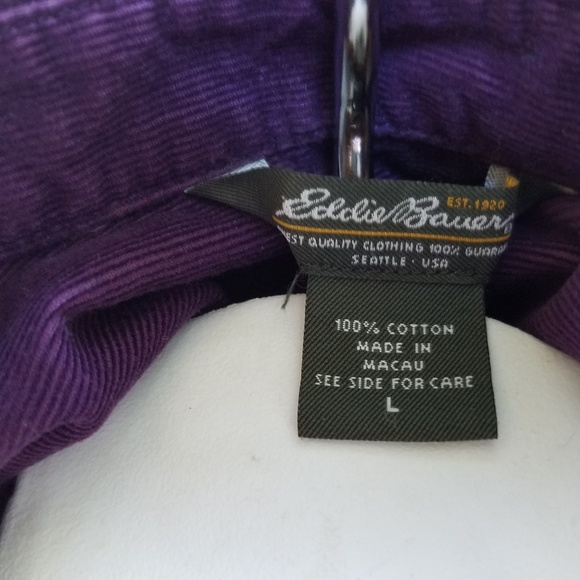 EUC Eddie Bauer corduroy shirt L - Picture 6 of 6